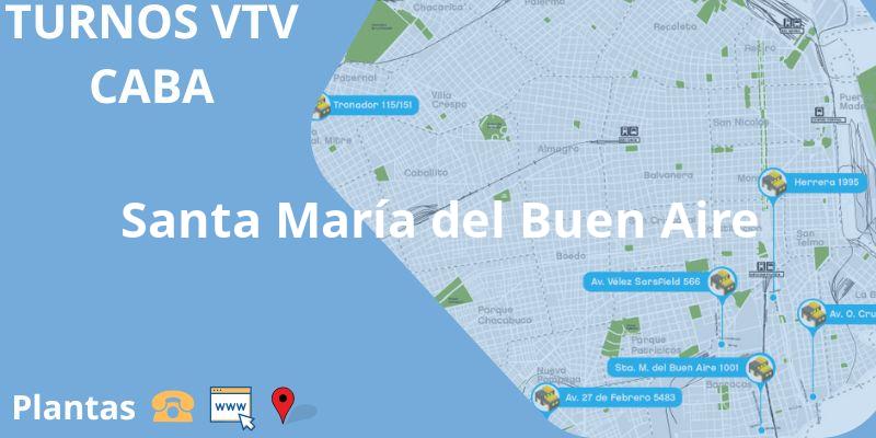 turnos vtv Santa María del Buen Aire