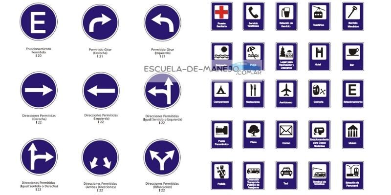 imagenes señales transito informativas