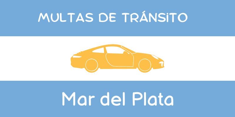 multas de transito mar del plata