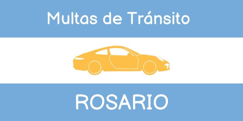 multas de transito rosario
