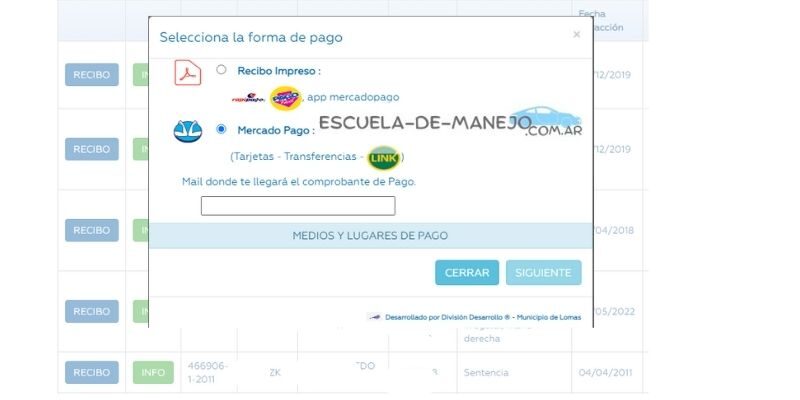 pago voluntario de multas lomas de zamora