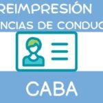 reimpresion licencia de conducir caba