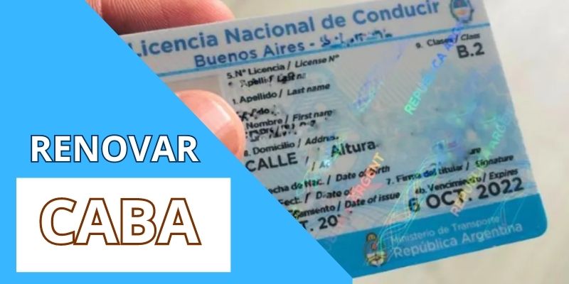 renovar licencia de conducir caba