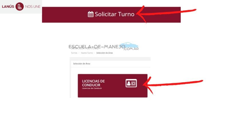 sacar turnos para licencia de conducir lanús