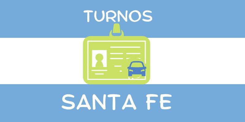 sacar y renovar turnos licencia de conducir santa fe
