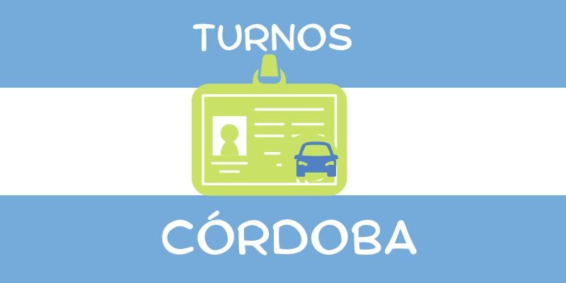 turnos para carnet de conducir cordoba